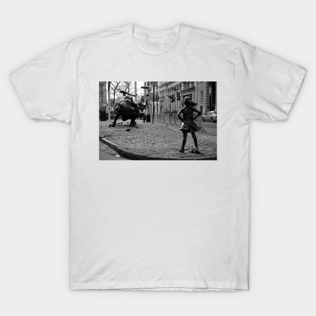 Fearless Girl T-Shirt by goldstreet